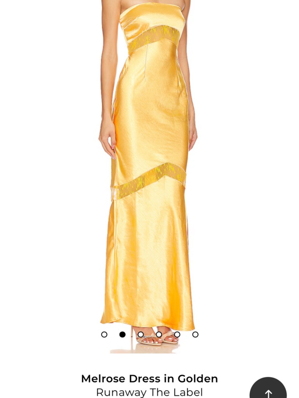 Runaway The Label Melrose Dress in Golden